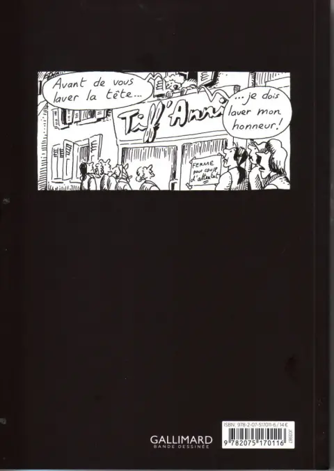 Verso de l'album Les dessous de Saint-Saturnin 2 Tiff'Annie