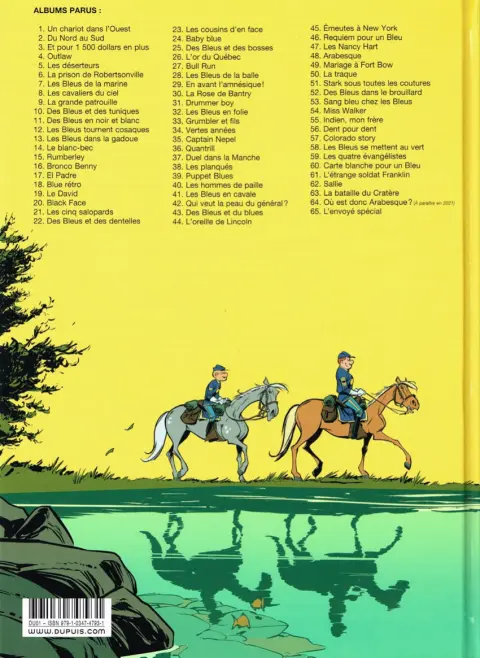 Verso de l'album Les Tuniques Bleues Tome 65 L'Envoyé spécial