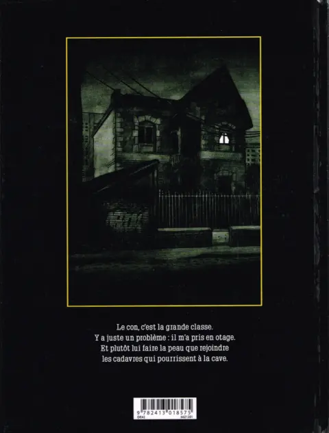 Verso de l'album La cage aux cons
