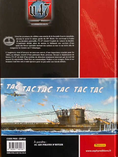 Verso de l'album U.47 Tome 9 Chasser en meute