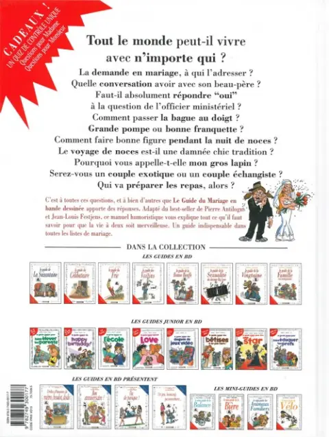 Verso de l'album Le Guide Tome 22 Le guide du mariage