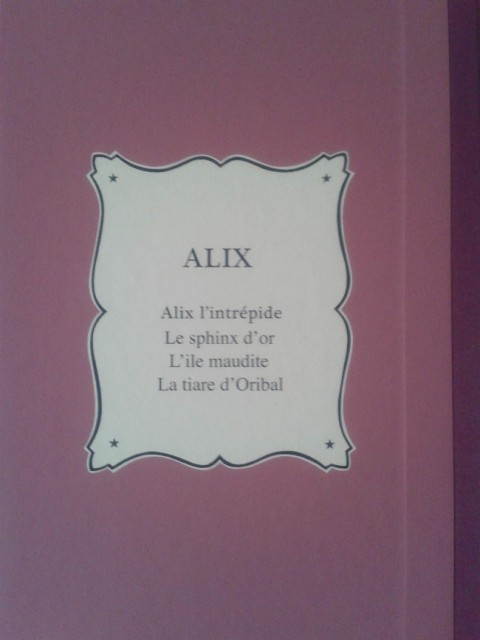 Verso de l'album Alix Tome 4 La tiare d'Oribal