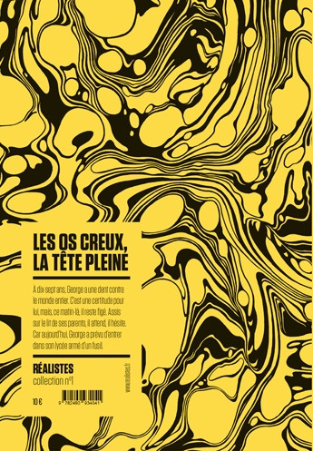 Verso de l'album Les os creux, la tête pleine