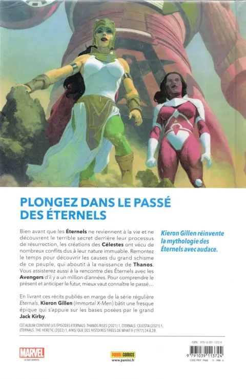 Verso de l'album Les Éternels Tome 3 Une histoire écrite dans le sang