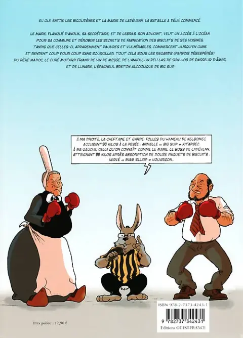 Verso de l'album Le Clan des Bigoudènes Tome 1 Bigoudenis Robustas