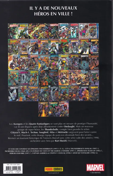 Verso de l'album Thunderbolts 1