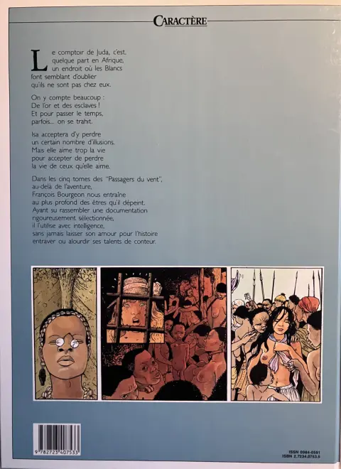 Verso de l'album Les Passagers du vent Tome 3 Le comptoir de Juda