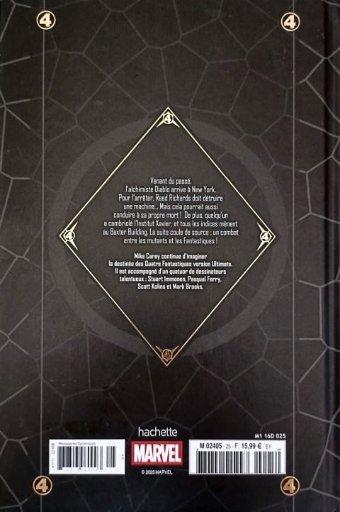 Verso de l'album Marvel Ultimate 25 Fantastic Four - Diablo