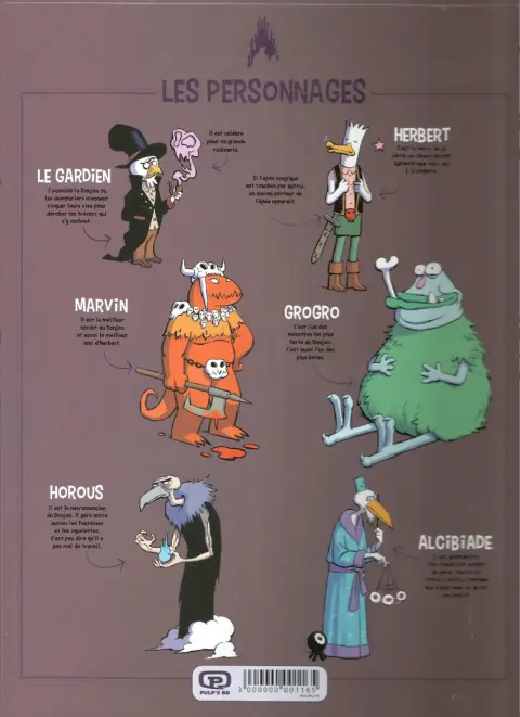 Verso de l'album Donjon Parade Tome 12 Chaos crescendo
