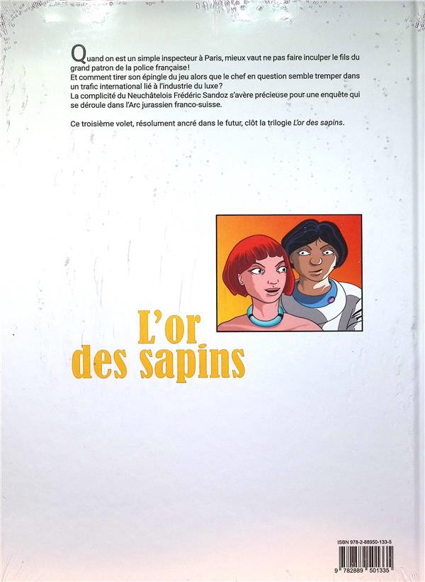 Verso de l'album L'or des sapins Tome 3 Or en barre et faux-semblants