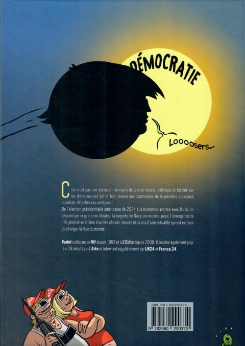 Verso de l'album Les années Trump Saison 2