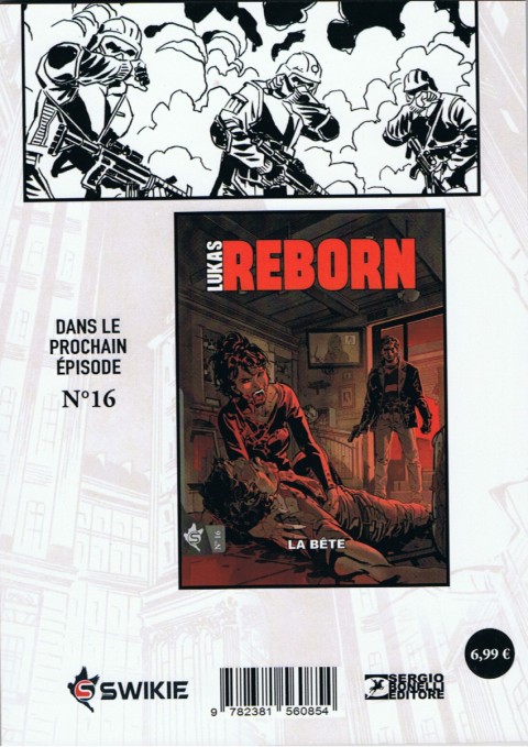 Verso de l'album Lukas / Lukas Reborn N° 15 Le piège