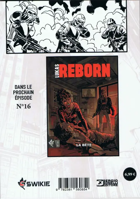 Verso de l'album Lukas / Lukas Reborn N° 15 Le piège