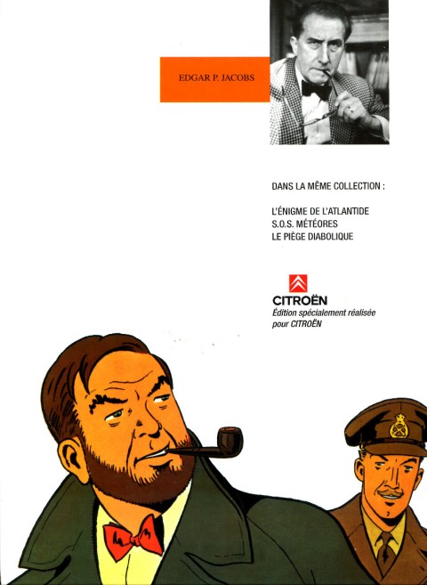 Verso de l'album Blake et Mortimer Tome 9 Le piège diabolique