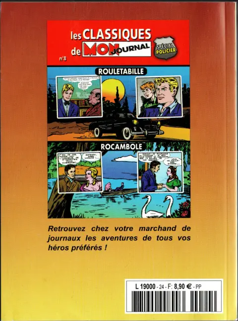 Verso de l'album Akim Album N° 24