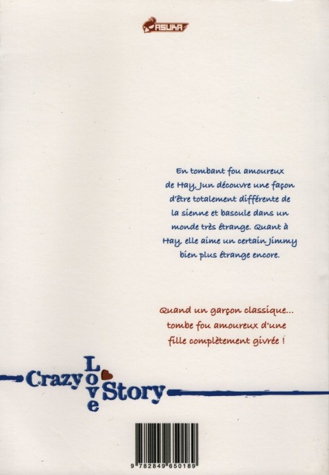 Verso de l'album Crazy Love Story Tome 2
