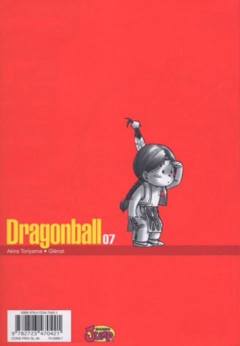 Verso de l'album Dragon Ball 07