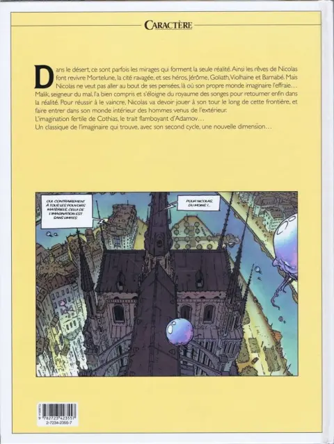 Verso de l'album Les eaux de Mortelune Tome 8 La mort de Nicolas
