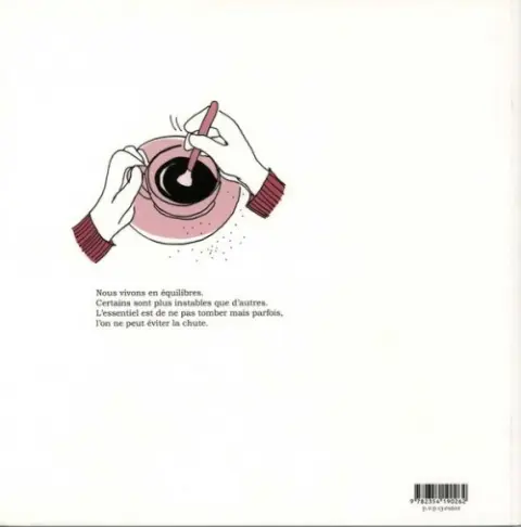 Verso de l'album Les Équilibres instables