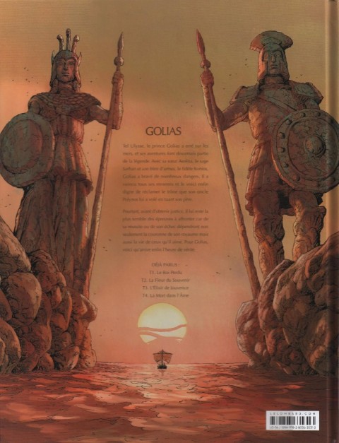 Verso de l'album Golias Tome 4 La Mort dans l'Âme