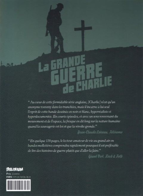 Verso de l'album La Grande Guerre de Charlie Volume 8 Le jeune Adolf