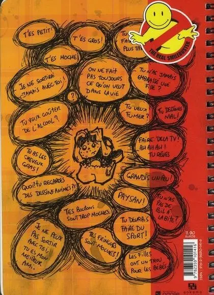 Verso de l'album 41 euros pour une poignée de psychotropes