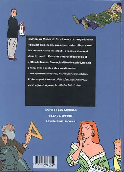 Verso de l'album La main coupée