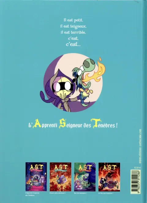 Verso de l'album A.S.T. - L'Apprenti Seigneur des Ténèbres Tome 5 Aventures baveuses