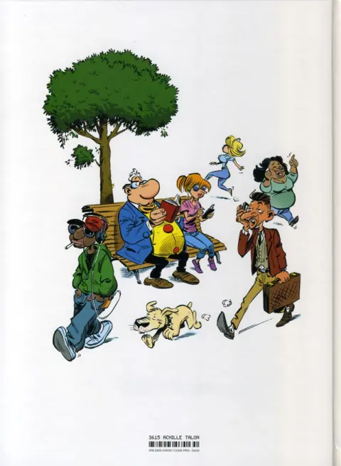 Verso de l'album Les impétueuses tribulations d'Achille Talon Tome 2 Achille Talon a su rester simple