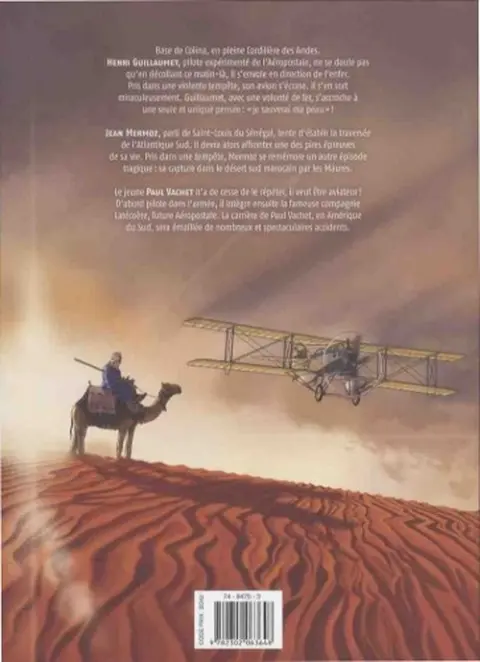 Verso de l'album L'Aéropostale - Des pilotes de légende Intégrale - Tomes 1 à 3