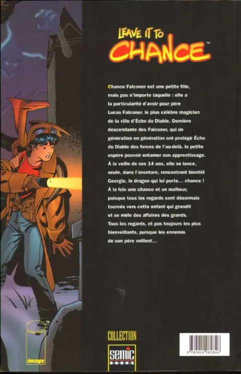 Verso de l'album Leave it to chance Tome 1