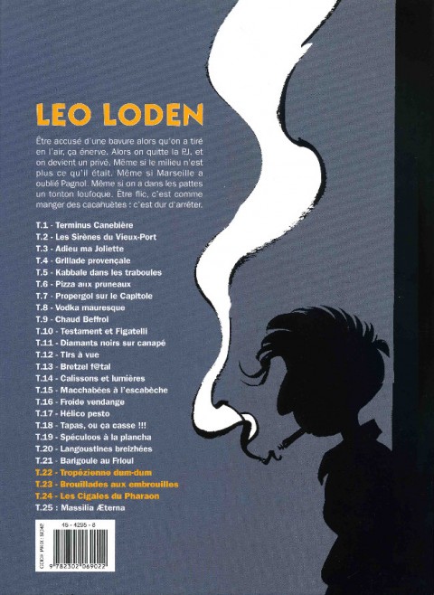 Verso de l'album Léo Loden Intégrale 8