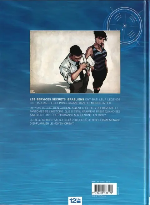Verso de l'album Agents du Mossad Tome 2 La traque