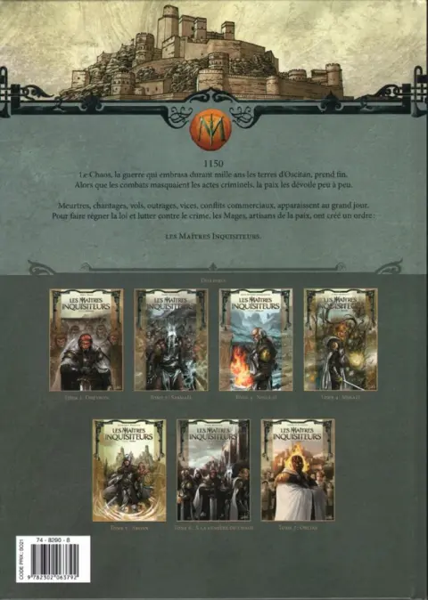 Verso de l'album Les Maîtres inquisiteurs Tome 7 Orlias