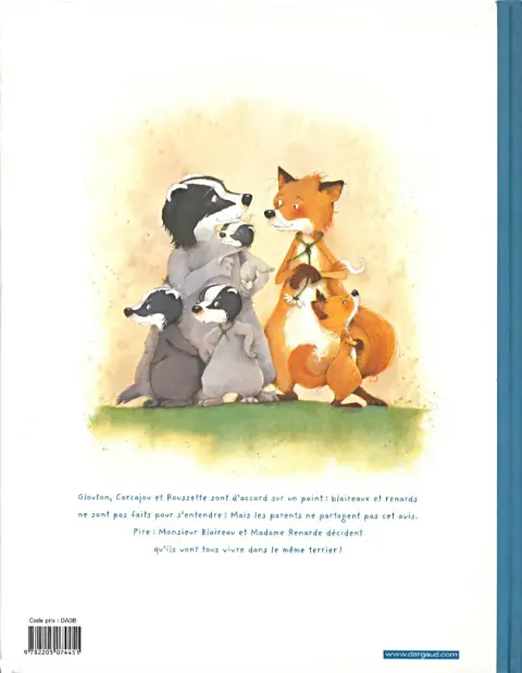 Verso de l'album Monsieur Blaireau et Madame Renarde Tome 6 Le Chat Sauvage