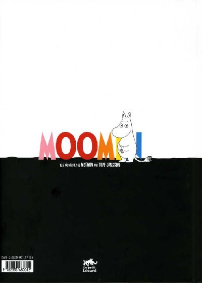Verso de l'album Les Aventures de Moomin Tome 1 Moomin et les Brigands