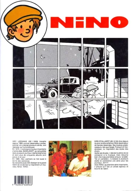 Verso de l'album Nino Tome 1 Le voyage en Amérique