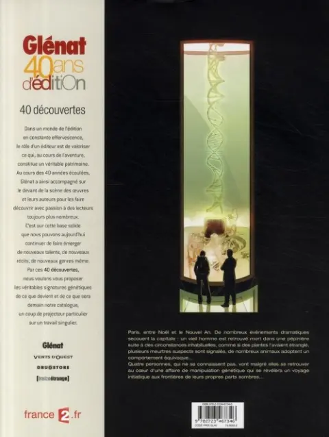 Verso de l'album Nuisible Tome 1 Résonance