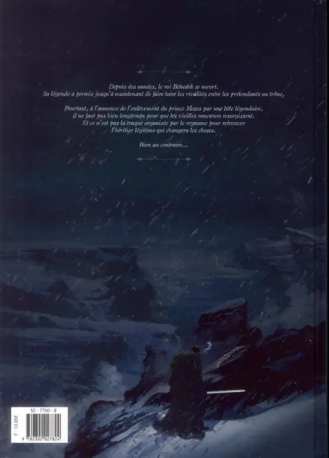 Verso de l'album L'Ombre blanche Tome 1 La traque du Sans-Nom