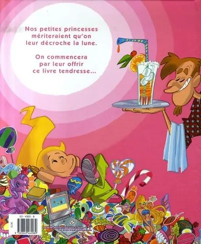 Verso de l'album Les Petites filles sont des princesses Message d'amour à ma fifille