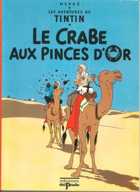 Couverture de l'album Tintin Tome 3 Le crabe aux pinces d'or