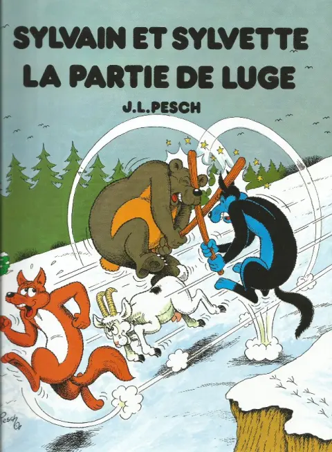 Sylvain et Sylvette La partie de luge - La chaumière en péril