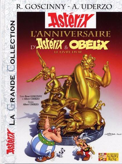 Couverture de l'album Astérix La Grande Collection Tome 34 L'Anniversaire d'Astérix & Obélix - Le livre d'Or