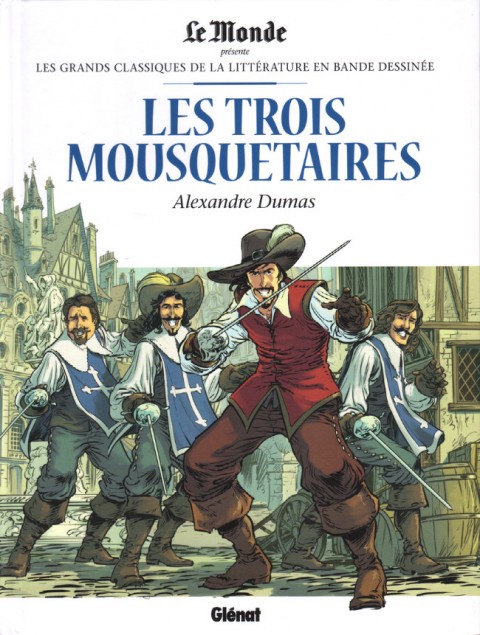 Couverture de l'album Les Grands Classiques de la littérature en bande dessinée Tome 36 Les trois mousquetaires