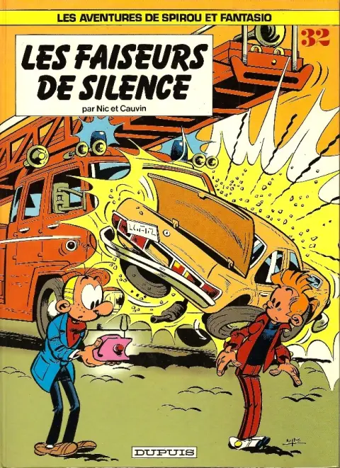 Couverture de l'album Spirou et Fantasio Tome 32 Les faiseurs de silence