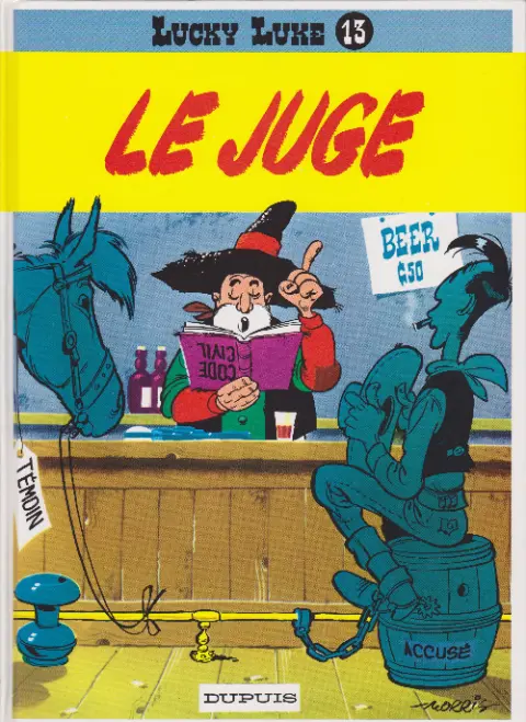 Couverture de l'album Lucky Luke Tome 13 Le juge