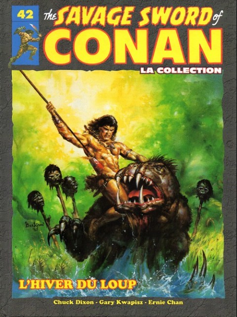 Couverture de l'album The Savage Sword of Conan - La Collection Tome 42 L'hiver du loup