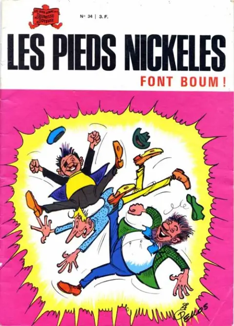 Couverture de l'album Les Pieds Nickelés Tome 34 Les Pieds Nickelés font boum !