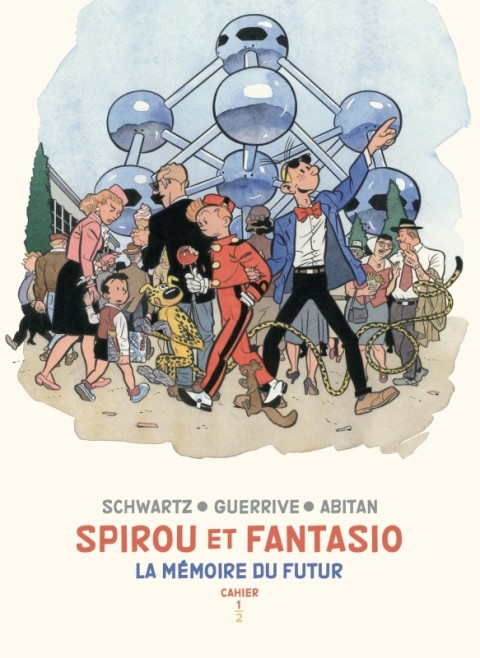 Couverture de l'album Spirou et Fantasio - Cahiers 1/2 La nostalgie du futur