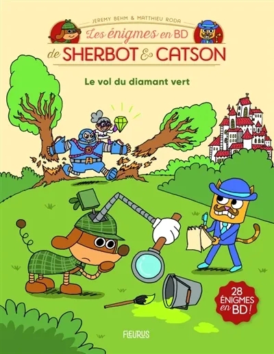 Les énigmes en BD de Sherbot & Catson 1 Le vol du diamant vert